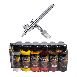 Iwata Micron CM-B Custom Gravity Feed Dual Action Airbrush With Options